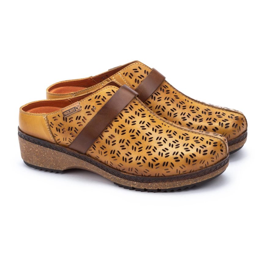 Women's Pikolinos GRANADA Clogs Yellow | NZ W279035